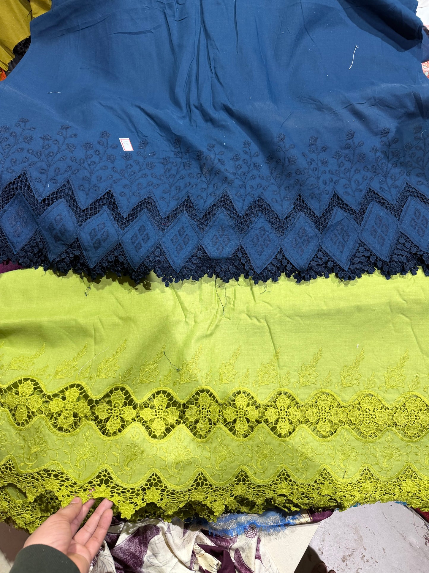 2 miter kurti 2 miter bottom