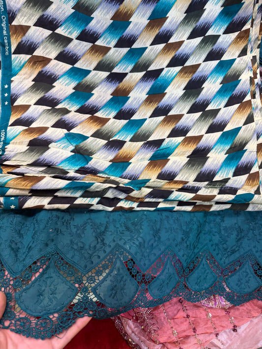 2 miter kurti 
2 miter bottom