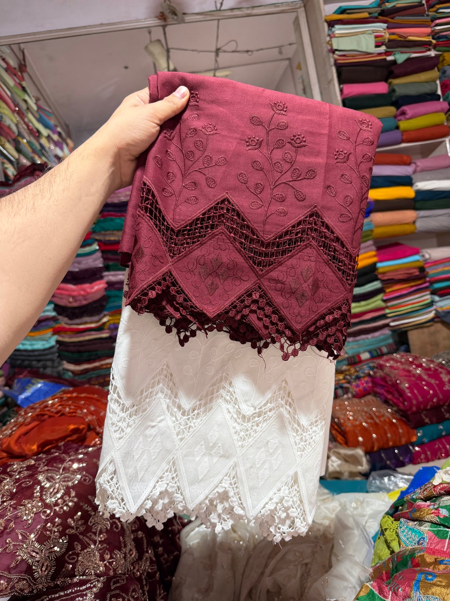 2 miter kurti 
2 miter bottom