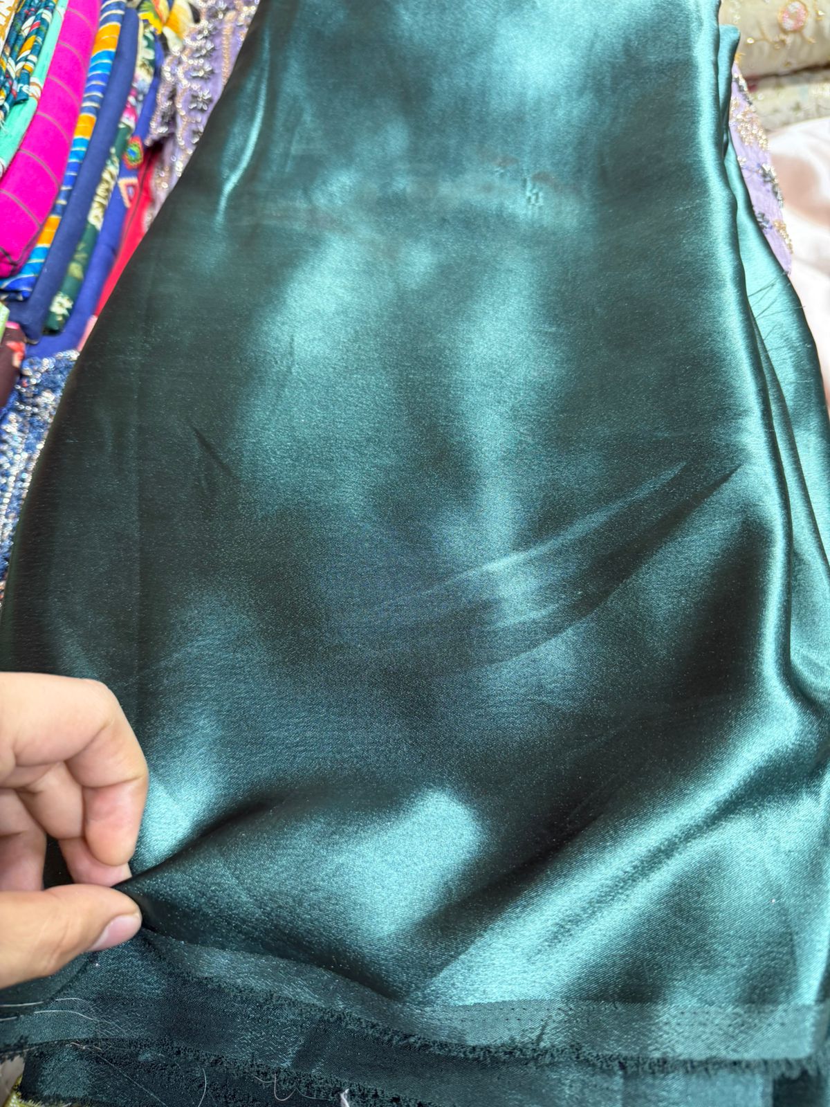 German Silk Fabric – Lustrous Finish for Party Wear