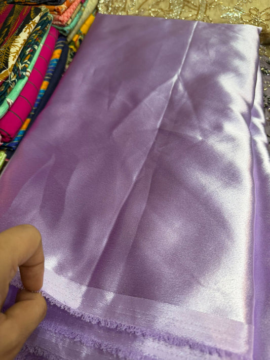 German Silk Fabric – Premium Shiny Finish | Soft & Smooth |